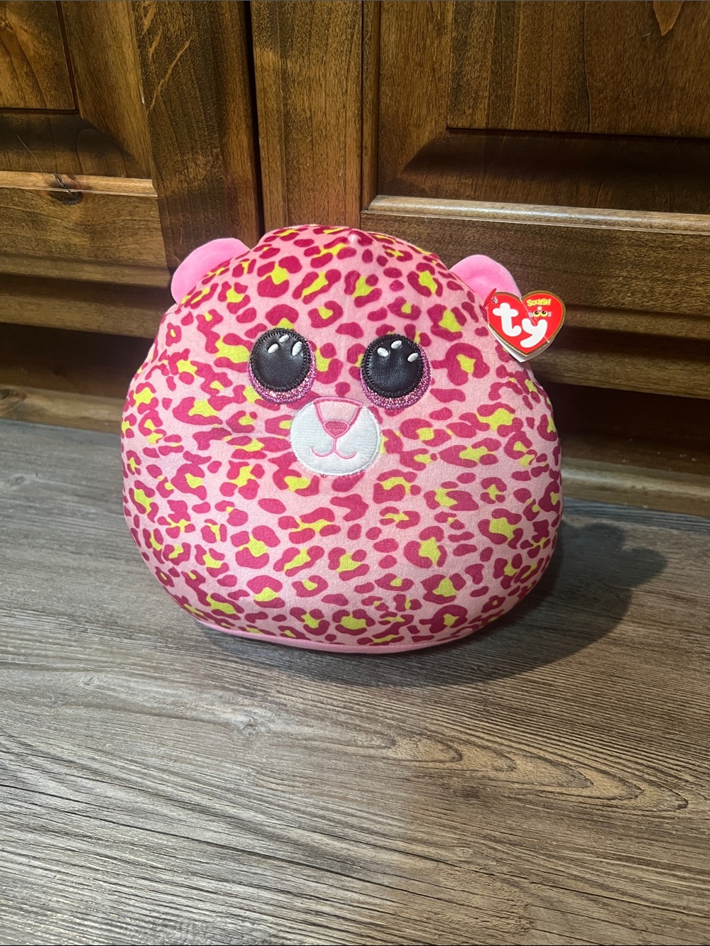 Ty Pink and Yellow Leopard Lainey